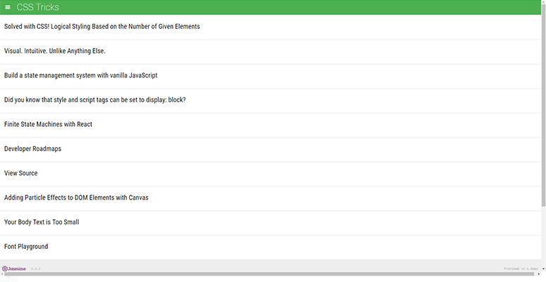 Feed Reader Project - Unit Testing